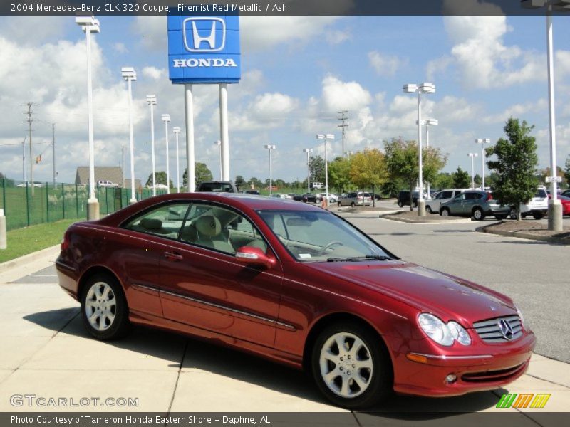 Firemist Red Metallic / Ash 2004 Mercedes-Benz CLK 320 Coupe