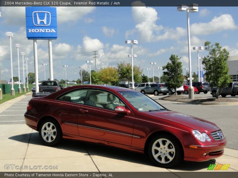 Firemist Red Metallic / Ash 2004 Mercedes-Benz CLK 320 Coupe