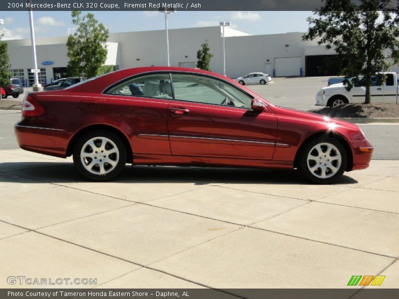 Firemist Red Metallic / Ash 2004 Mercedes-Benz CLK 320 Coupe