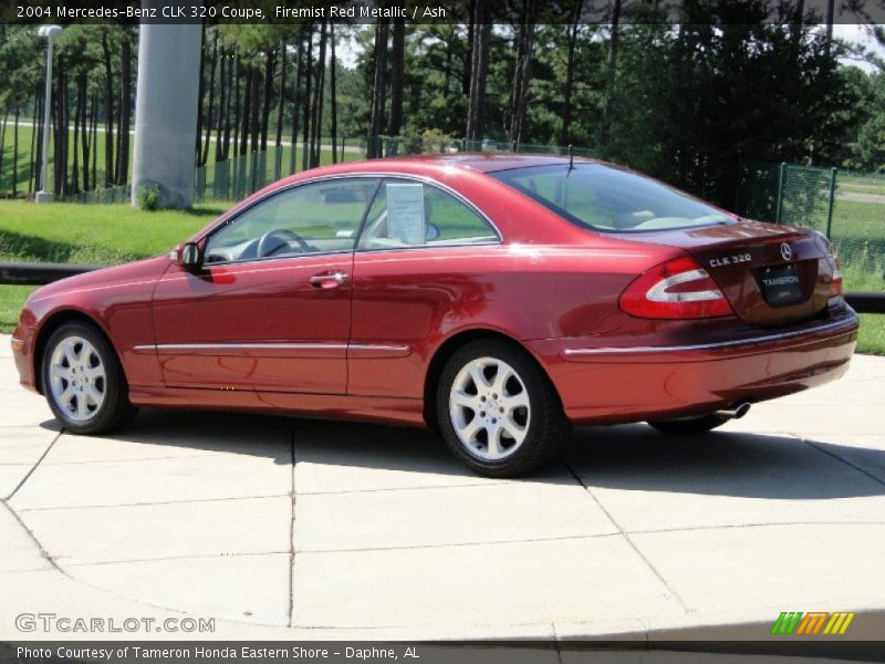 Firemist Red Metallic / Ash 2004 Mercedes-Benz CLK 320 Coupe