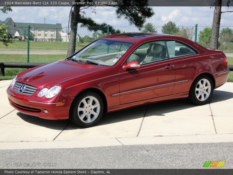 Firemist Red Metallic / Ash 2004 Mercedes-Benz CLK 320 Coupe