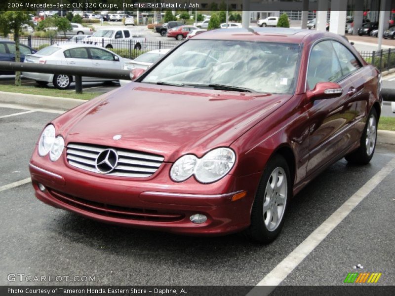 Firemist Red Metallic / Ash 2004 Mercedes-Benz CLK 320 Coupe