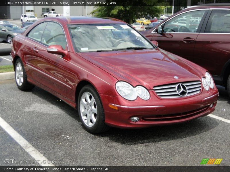 Firemist Red Metallic / Ash 2004 Mercedes-Benz CLK 320 Coupe