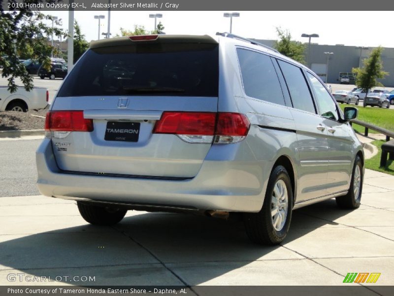 Alabaster Silver Metallic / Gray 2010 Honda Odyssey EX-L