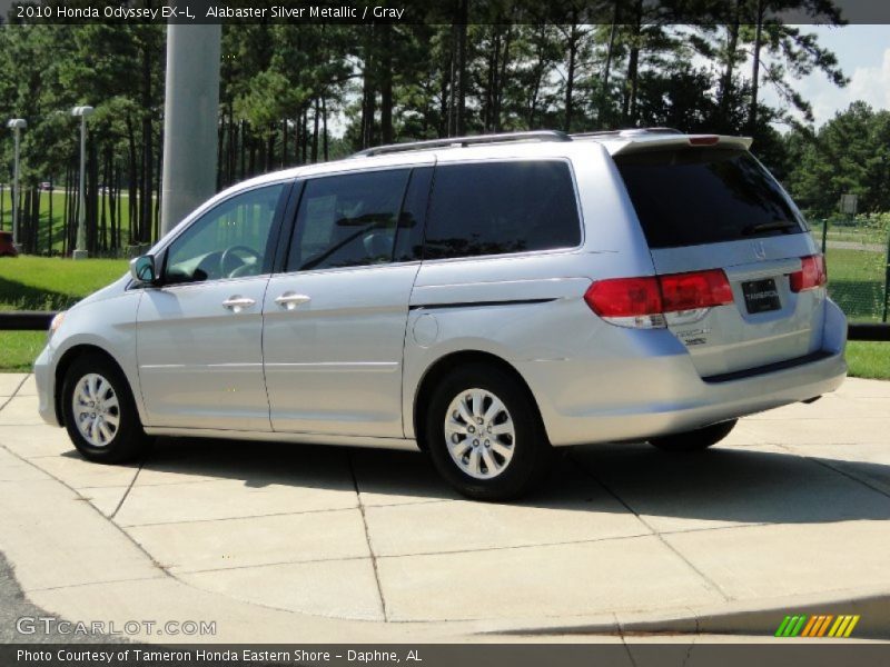 Alabaster Silver Metallic / Gray 2010 Honda Odyssey EX-L