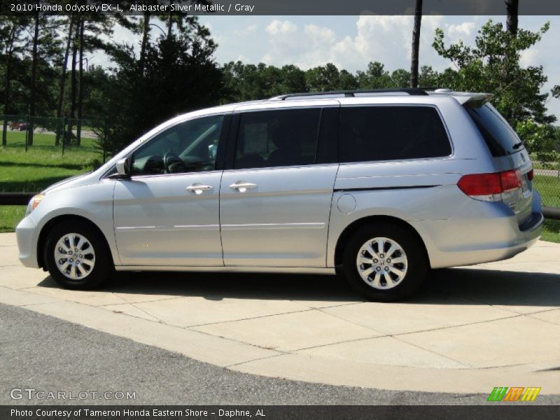 Alabaster Silver Metallic / Gray 2010 Honda Odyssey EX-L