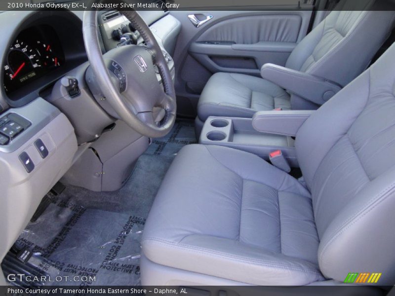 Alabaster Silver Metallic / Gray 2010 Honda Odyssey EX-L
