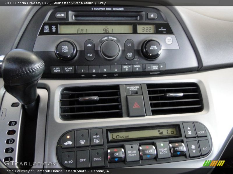 Alabaster Silver Metallic / Gray 2010 Honda Odyssey EX-L