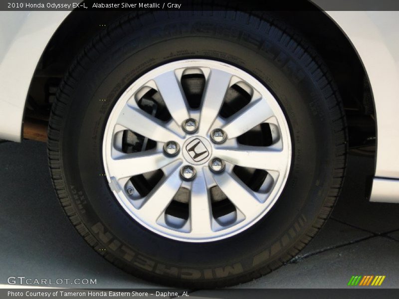 Alabaster Silver Metallic / Gray 2010 Honda Odyssey EX-L