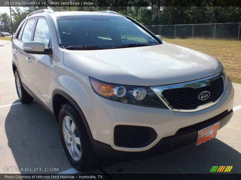White Sand Beige / Beige 2011 Kia Sorento LX V6