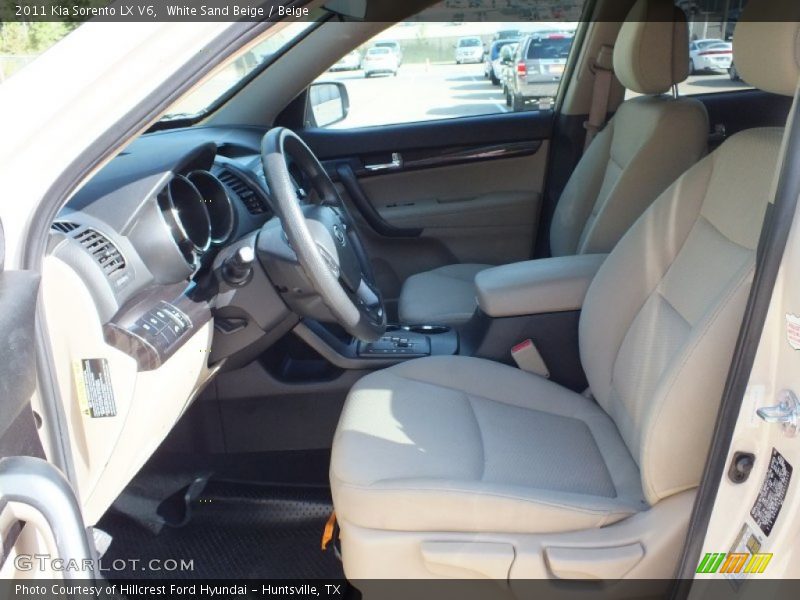White Sand Beige / Beige 2011 Kia Sorento LX V6