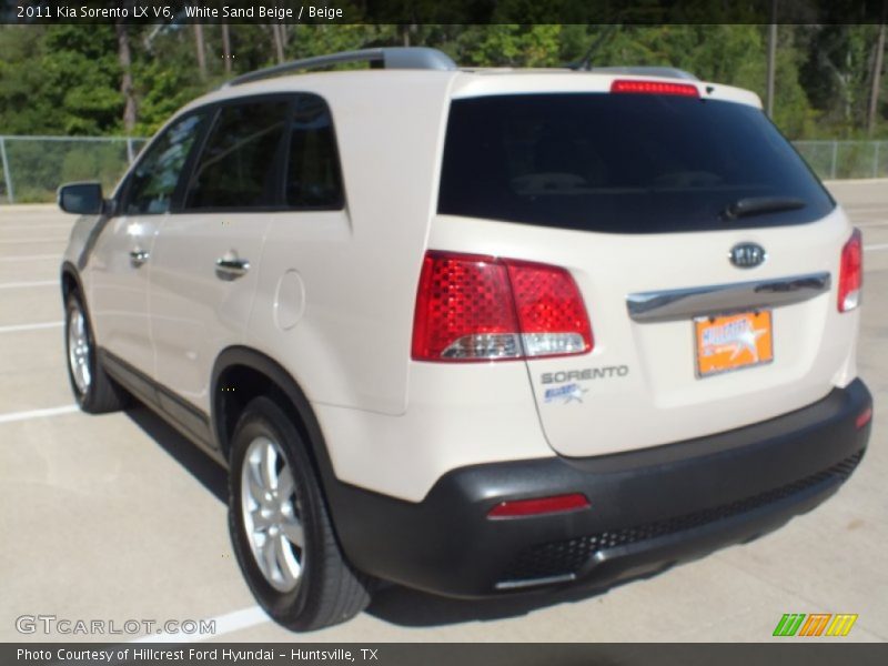 White Sand Beige / Beige 2011 Kia Sorento LX V6