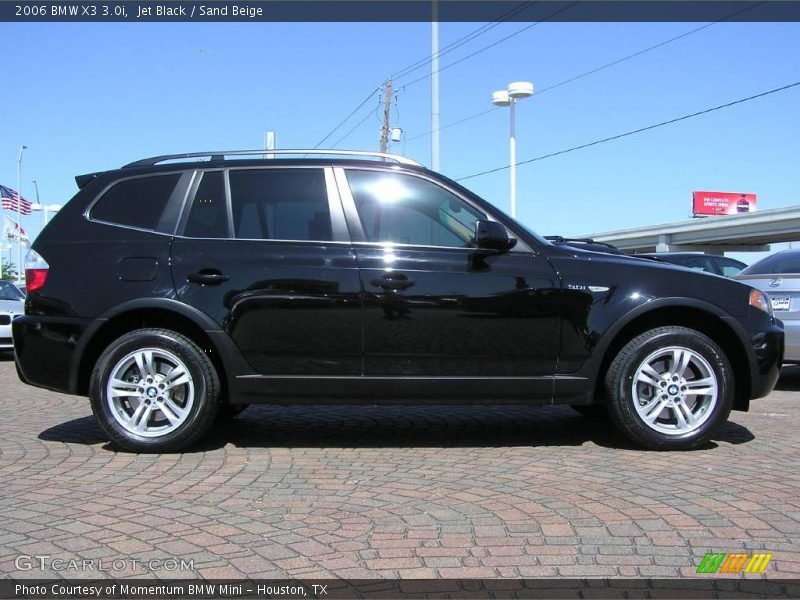 Jet Black / Sand Beige 2006 BMW X3 3.0i
