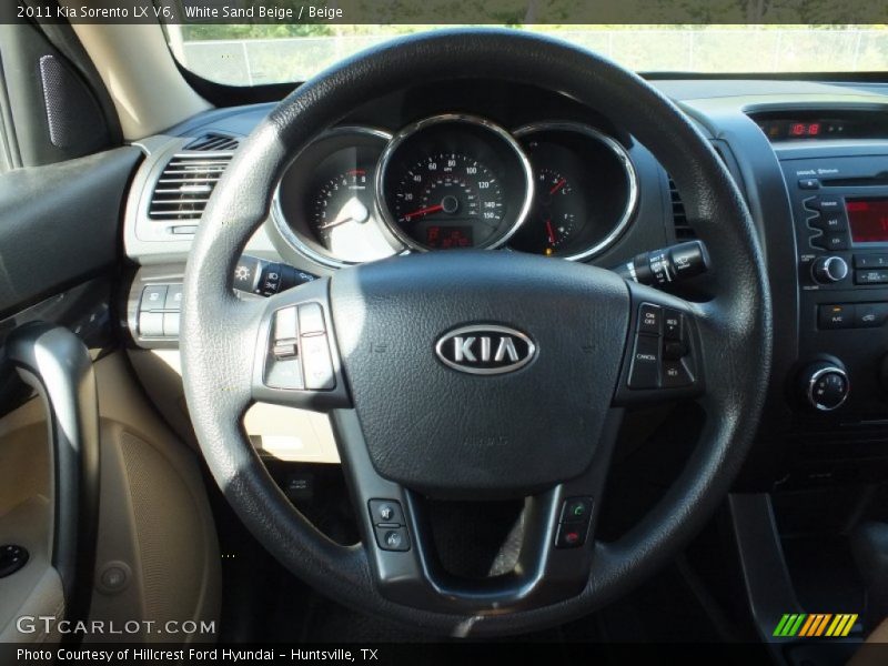 White Sand Beige / Beige 2011 Kia Sorento LX V6