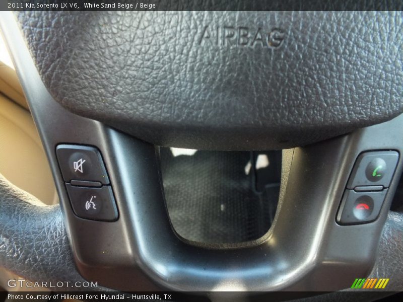 White Sand Beige / Beige 2011 Kia Sorento LX V6