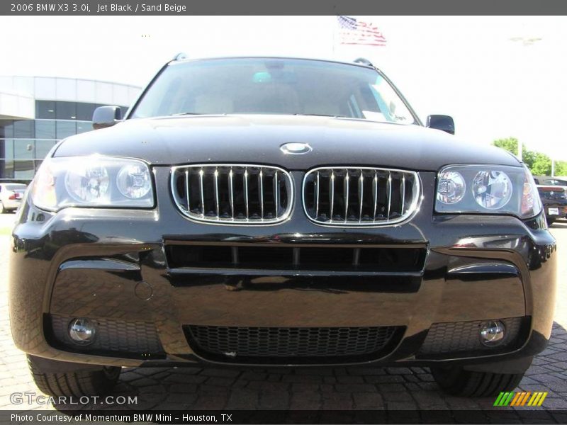 Jet Black / Sand Beige 2006 BMW X3 3.0i