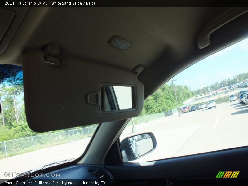 White Sand Beige / Beige 2011 Kia Sorento LX V6