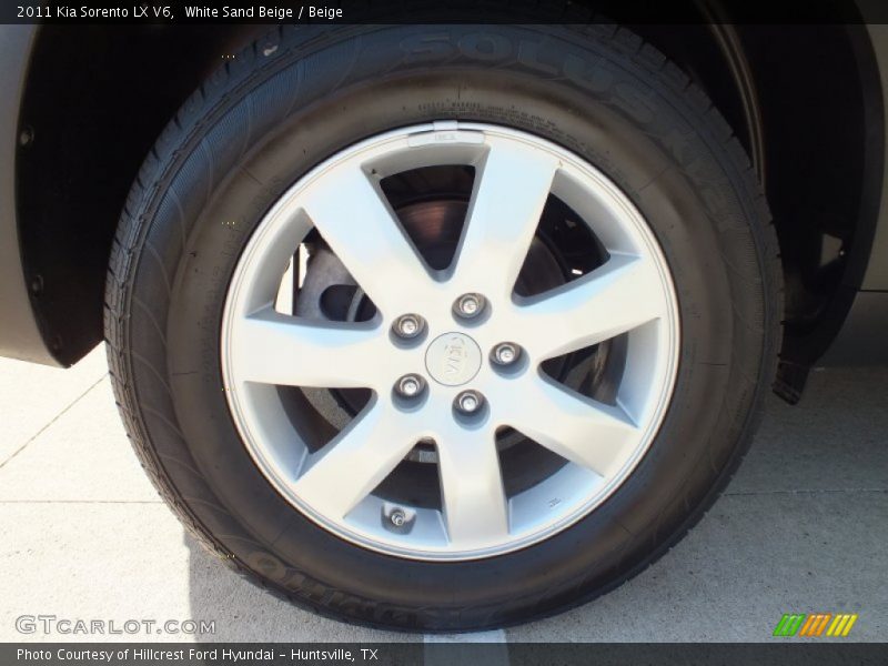 White Sand Beige / Beige 2011 Kia Sorento LX V6