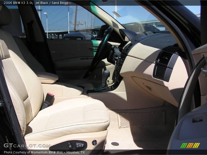 Jet Black / Sand Beige 2006 BMW X3 3.0i