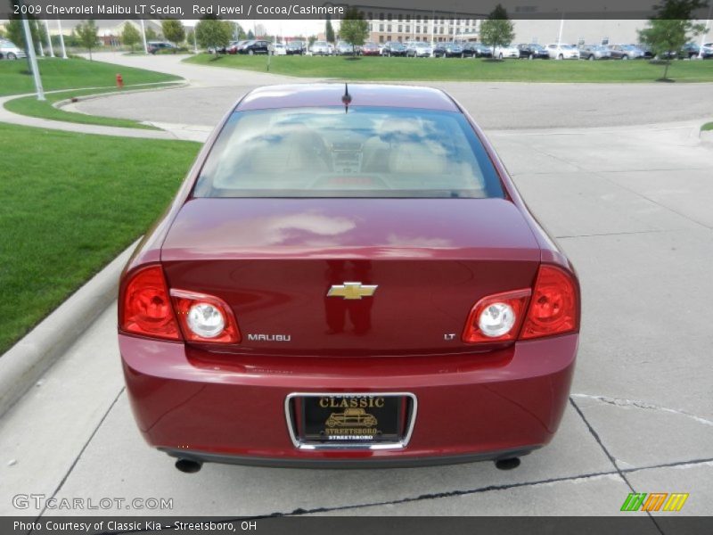 Red Jewel / Cocoa/Cashmere 2009 Chevrolet Malibu LT Sedan