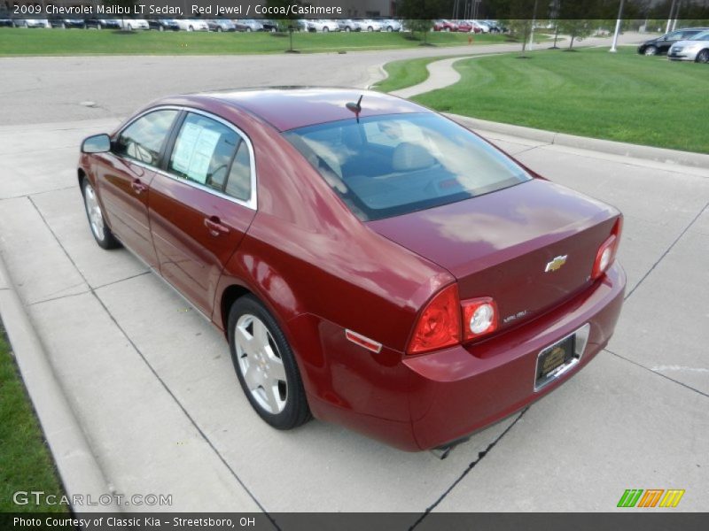 Red Jewel / Cocoa/Cashmere 2009 Chevrolet Malibu LT Sedan