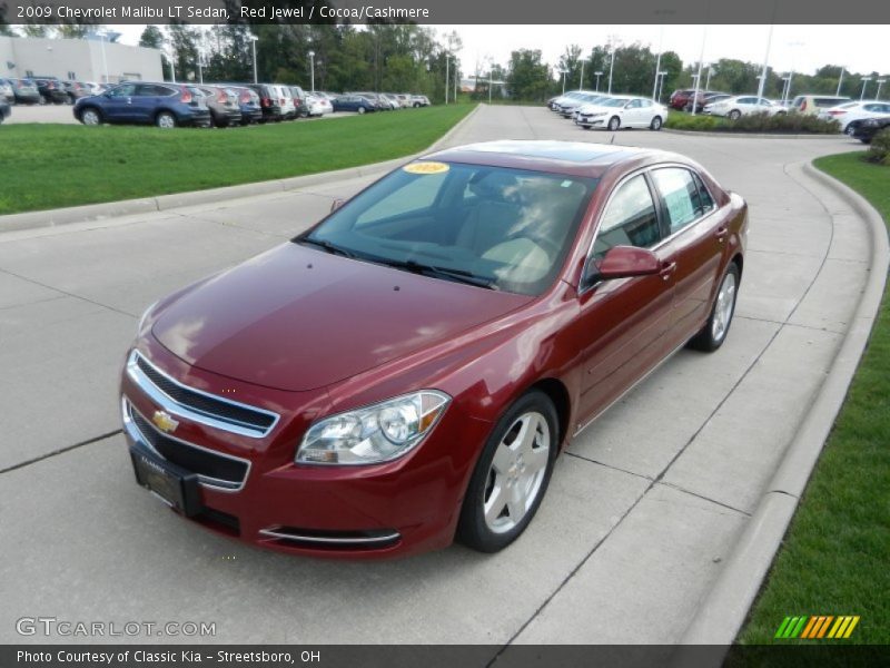 Red Jewel / Cocoa/Cashmere 2009 Chevrolet Malibu LT Sedan