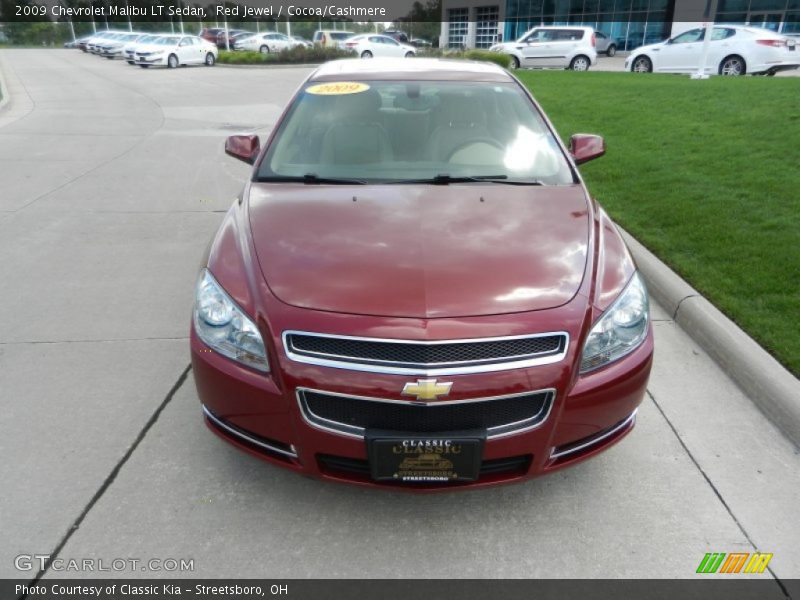 Red Jewel / Cocoa/Cashmere 2009 Chevrolet Malibu LT Sedan
