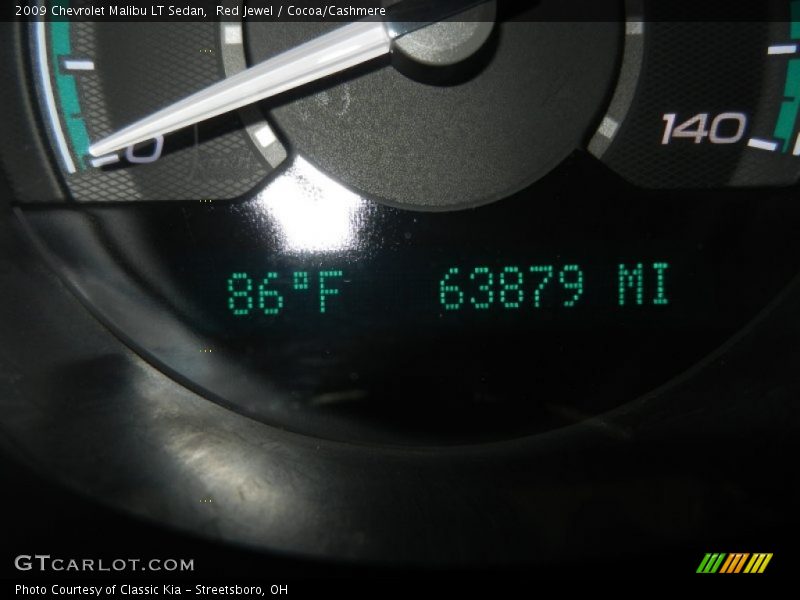 Red Jewel / Cocoa/Cashmere 2009 Chevrolet Malibu LT Sedan