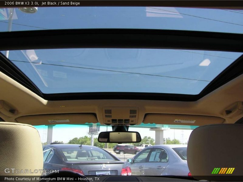 Jet Black / Sand Beige 2006 BMW X3 3.0i