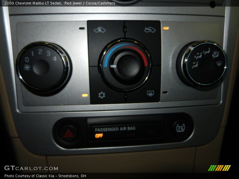 Red Jewel / Cocoa/Cashmere 2009 Chevrolet Malibu LT Sedan
