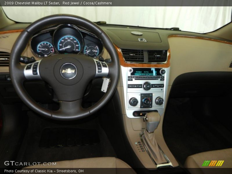 Red Jewel / Cocoa/Cashmere 2009 Chevrolet Malibu LT Sedan