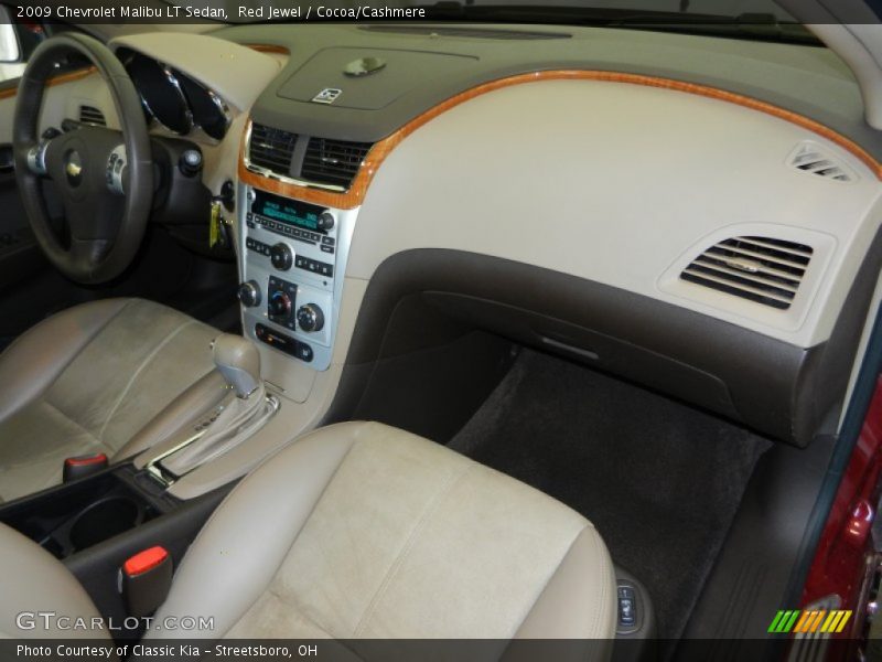 Red Jewel / Cocoa/Cashmere 2009 Chevrolet Malibu LT Sedan