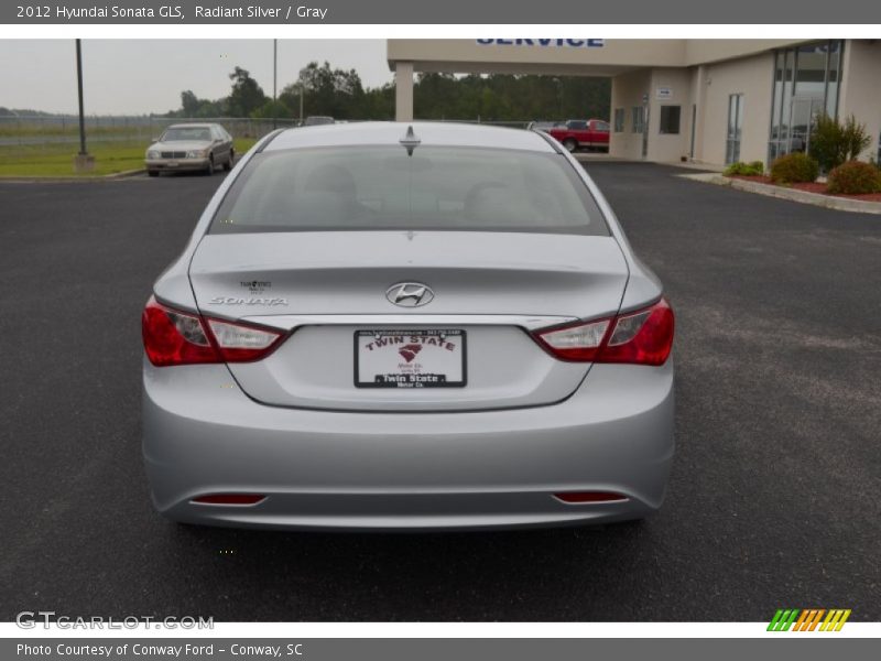 Radiant Silver / Gray 2012 Hyundai Sonata GLS
