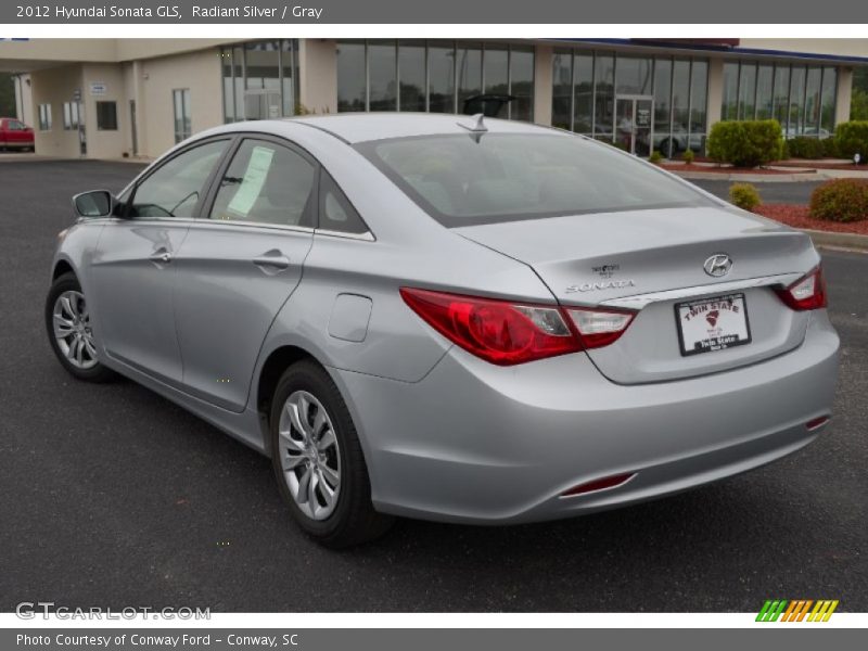 Radiant Silver / Gray 2012 Hyundai Sonata GLS