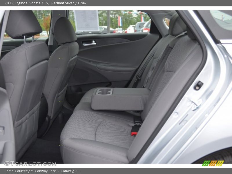 Radiant Silver / Gray 2012 Hyundai Sonata GLS