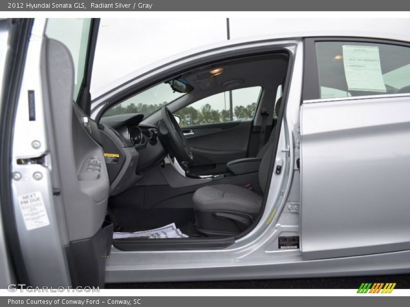 Radiant Silver / Gray 2012 Hyundai Sonata GLS