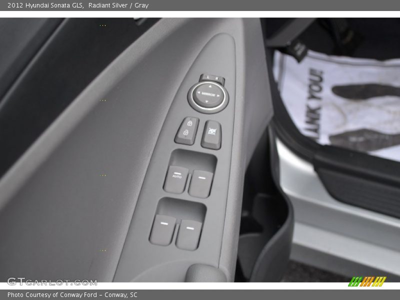Radiant Silver / Gray 2012 Hyundai Sonata GLS