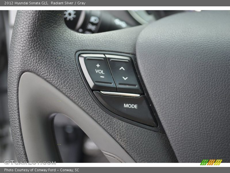 Radiant Silver / Gray 2012 Hyundai Sonata GLS