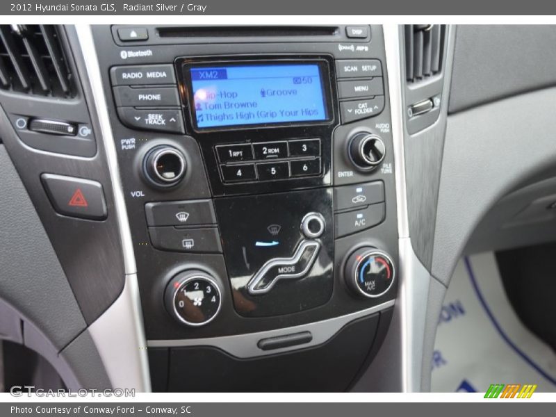 Radiant Silver / Gray 2012 Hyundai Sonata GLS
