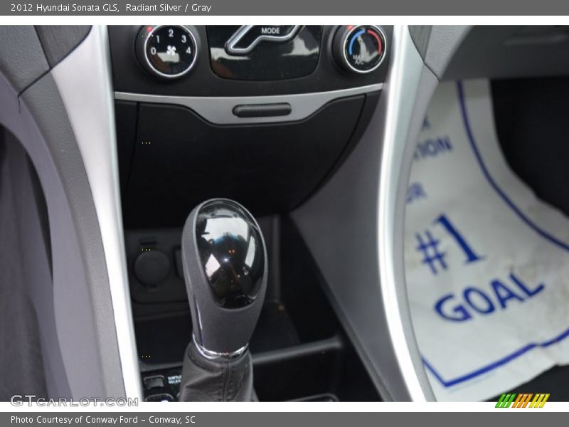 Radiant Silver / Gray 2012 Hyundai Sonata GLS