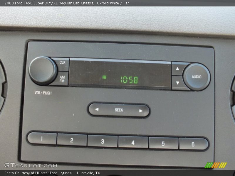 Oxford White / Tan 2008 Ford F450 Super Duty XL Regular Cab Chassis