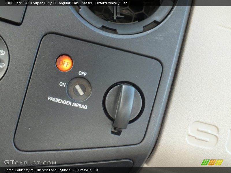 Oxford White / Tan 2008 Ford F450 Super Duty XL Regular Cab Chassis