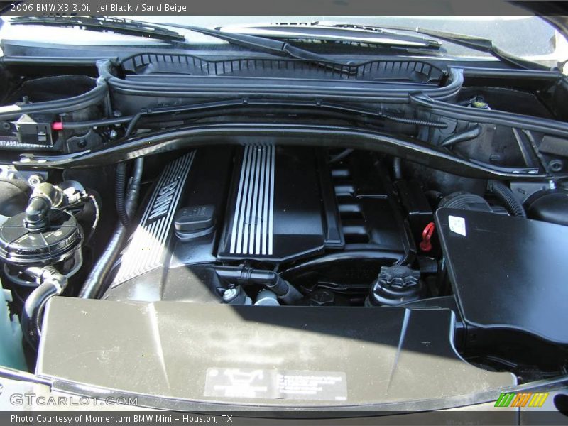Jet Black / Sand Beige 2006 BMW X3 3.0i