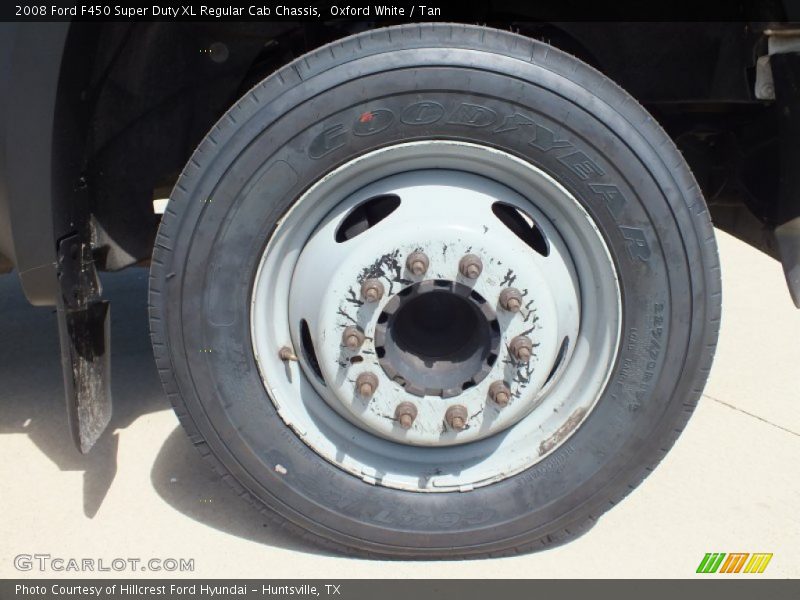 Oxford White / Tan 2008 Ford F450 Super Duty XL Regular Cab Chassis