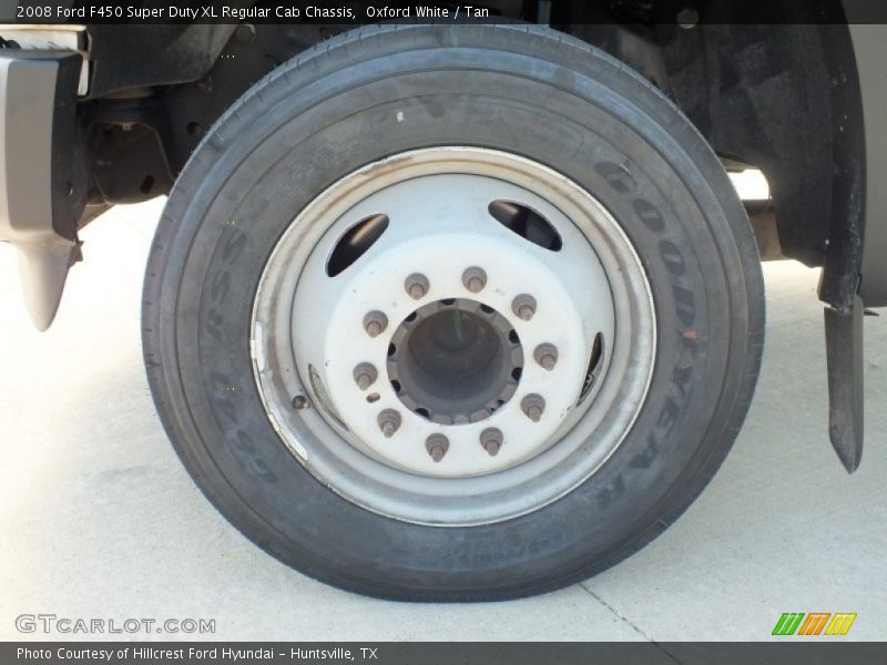 Oxford White / Tan 2008 Ford F450 Super Duty XL Regular Cab Chassis
