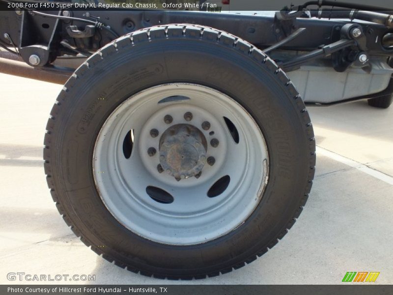 Oxford White / Tan 2008 Ford F450 Super Duty XL Regular Cab Chassis