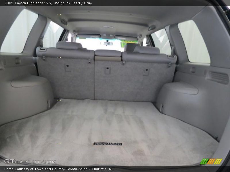 Indigo Ink Pearl / Gray 2005 Toyota Highlander V6