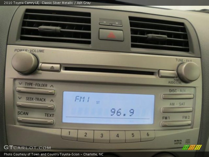 Classic Silver Metallic / Ash Gray 2010 Toyota Camry LE