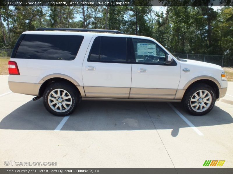 White Platinum Tri-Coat / Chaparral 2012 Ford Expedition EL King Ranch