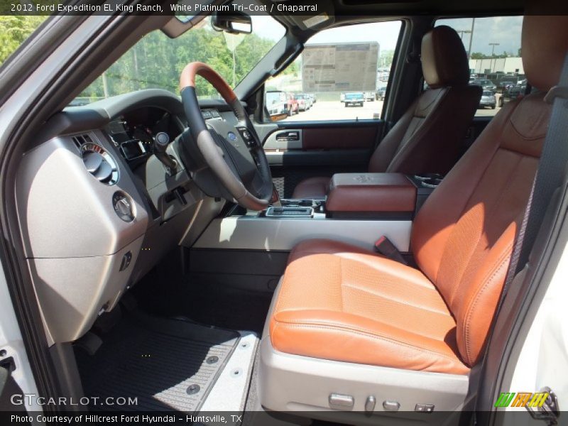White Platinum Tri-Coat / Chaparral 2012 Ford Expedition EL King Ranch